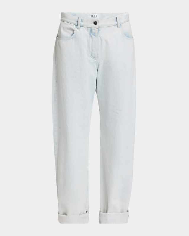 Rounded Low-Rise Jeans